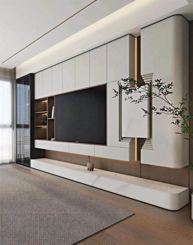 9款电视柜极限9选1：小户型选原木、大平层用整墙，按风格闭眼挑​ - 家居知识