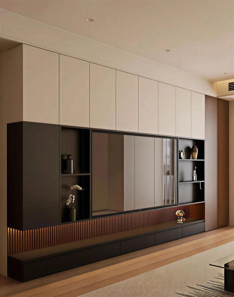 9款电视柜极限9选1：小户型选原木、大平层用整墙，按风格闭眼挑​ - 家居知识