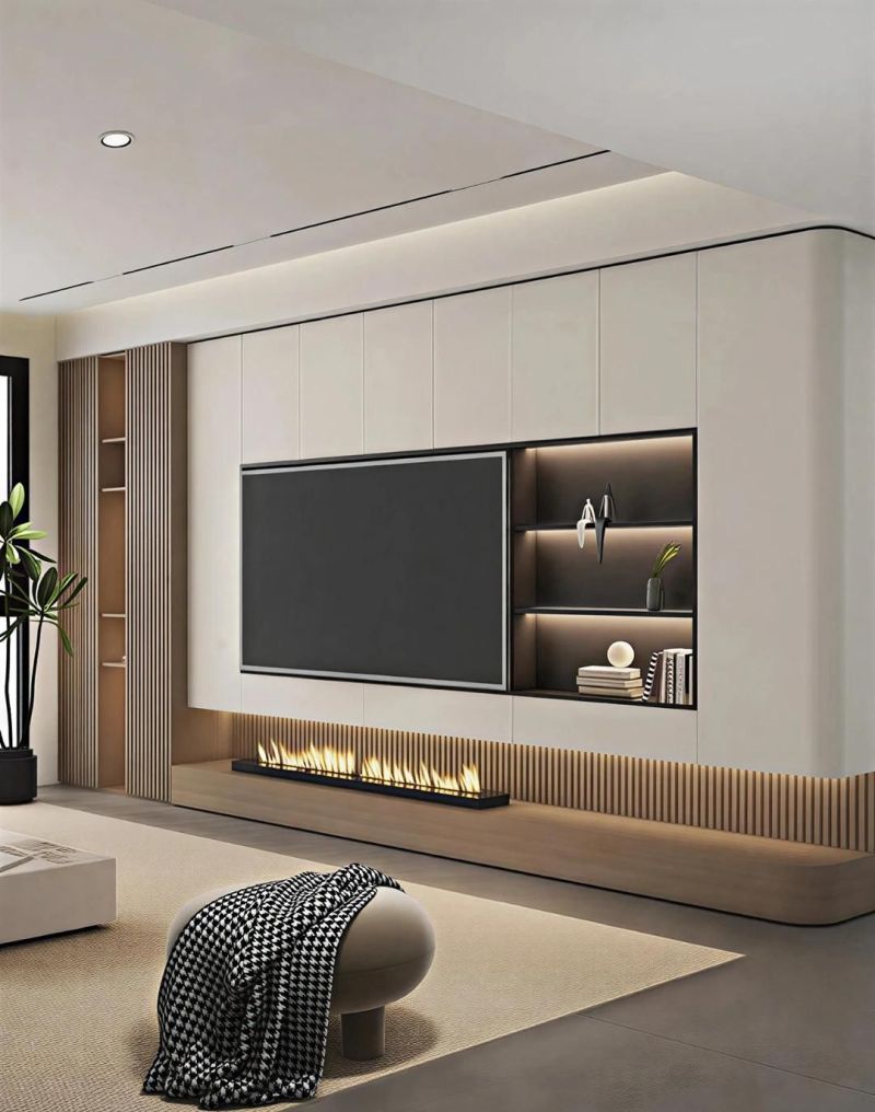 9款电视柜极限9选1：小户型选原木、大平层用整墙，按风格闭眼挑​ - 家居知识