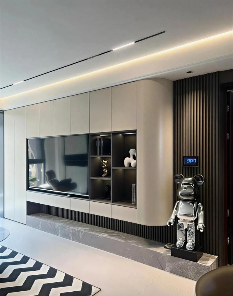 9款电视柜极限9选1：小户型选原木、大平层用整墙，按风格闭眼挑​ - 家居知识