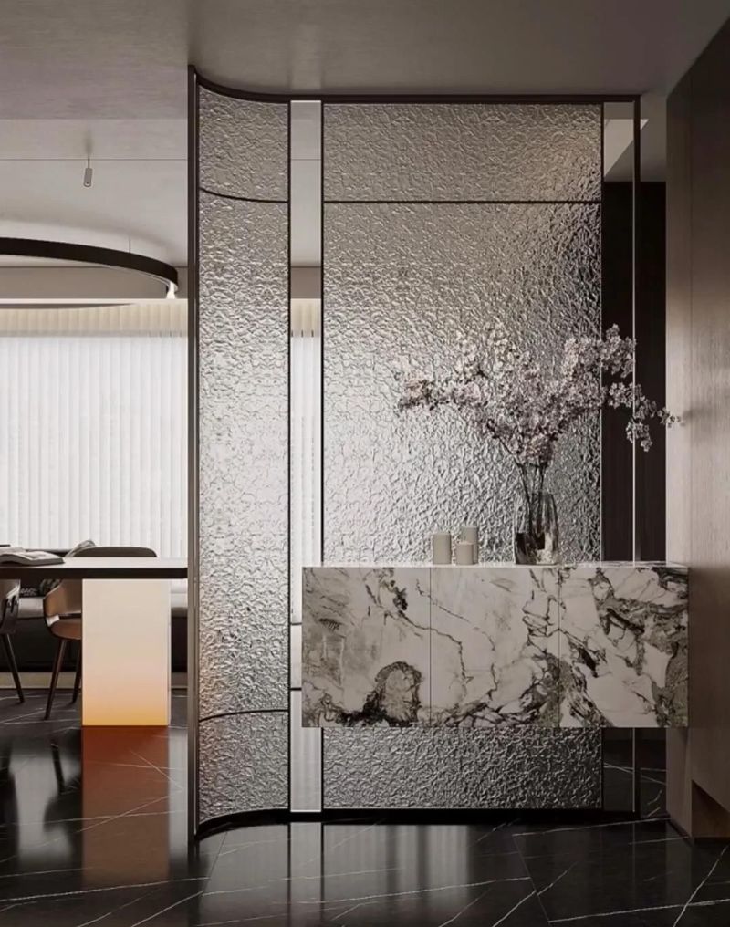 我所喜欢的玻璃隔断柜 - 家居知识