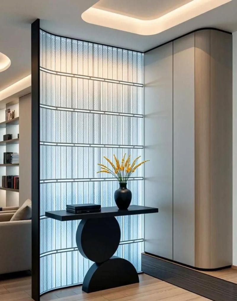 我所喜欢的玻璃隔断柜 - 家居知识