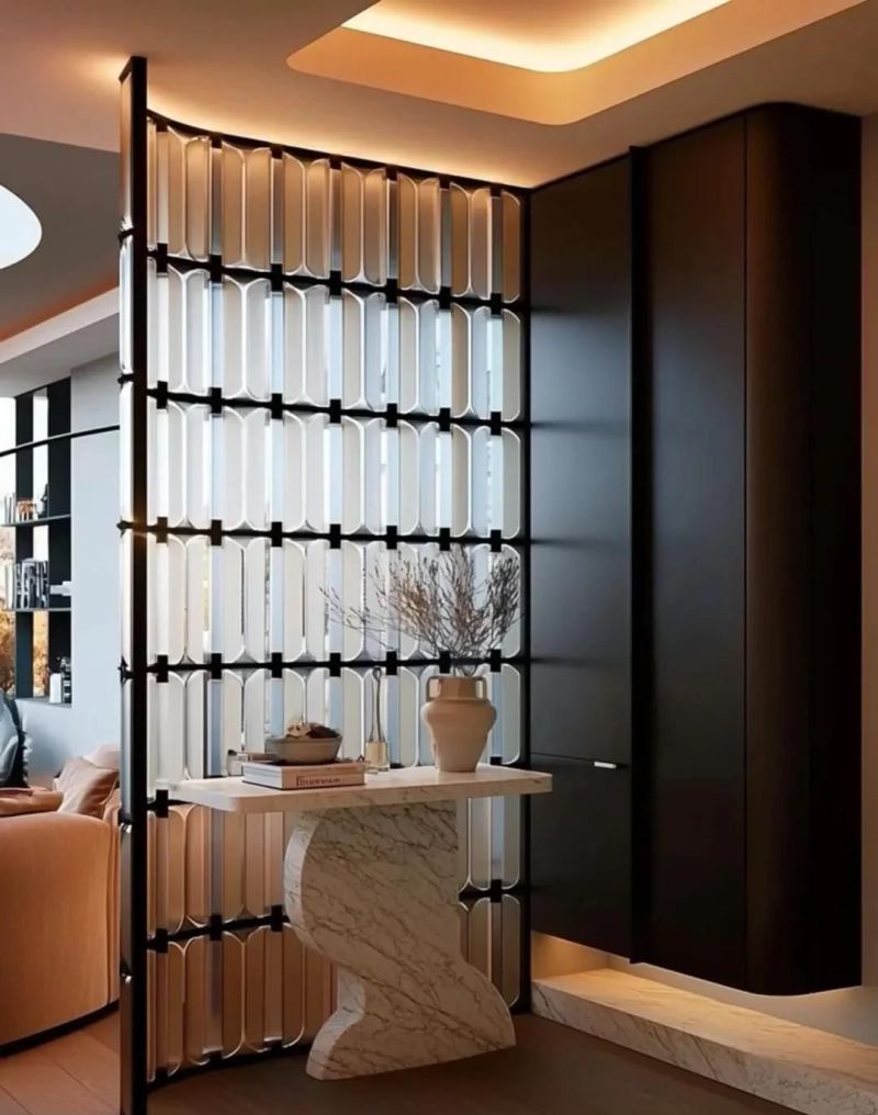 我所喜欢的玻璃隔断柜 - 家居知识