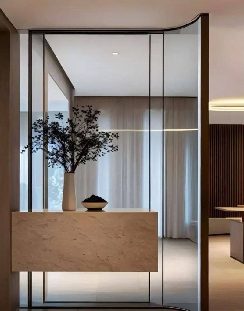 我所喜欢的玻璃隔断柜 - 家居知识