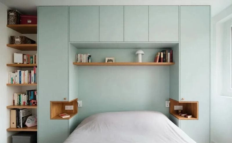 成品床头柜别再买了！这28种定制方案，颜值实用双在线！ - 家居知识