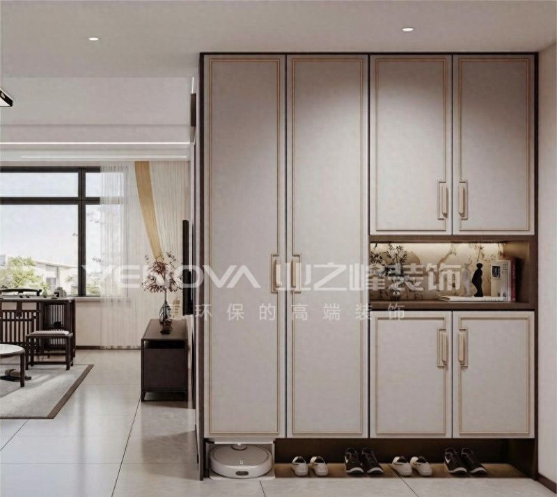 唐山南湖CBD126平方米新中式风格装修效果案例|业之峰装饰 - 家居知识