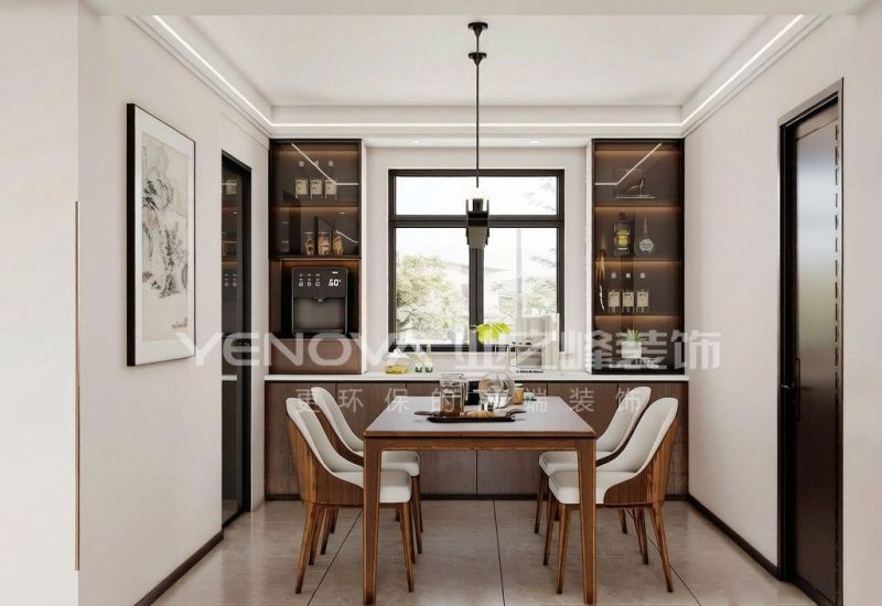 唐山南湖CBD126平方米新中式风格装修效果案例|业之峰装饰 - 家居知识