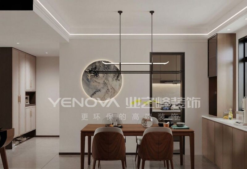 唐山南湖CBD126平方米新中式风格装修效果案例|业之峰装饰 - 家居知识