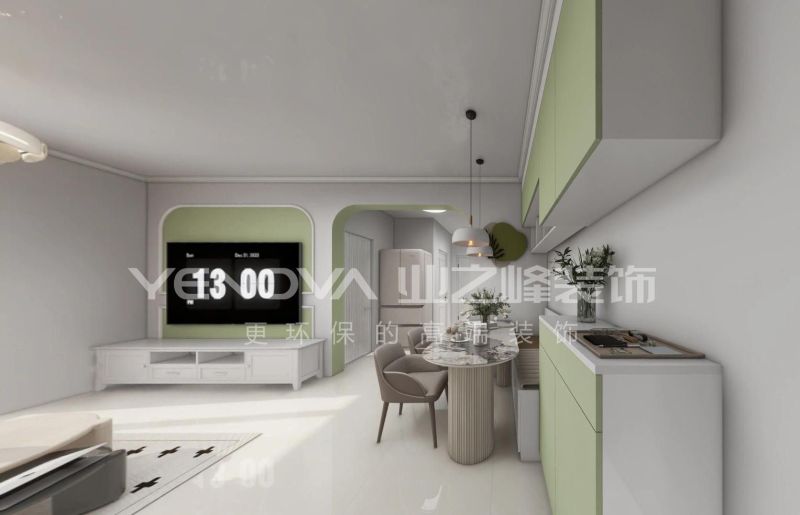 唐山鹭港小区78平方米轻法奶油风格装修效果案例|业之峰装饰 - 家居知识