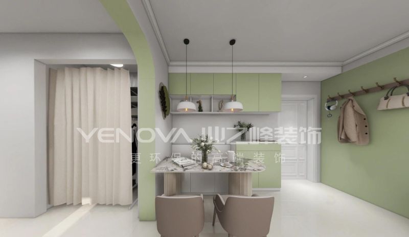 唐山鹭港小区78平方米轻法奶油风格装修效果案例|业之峰装饰 - 家居知识