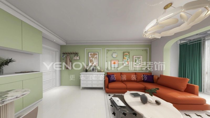 唐山鹭港小区78平方米轻法奶油风格装修效果案例|业之峰装饰 - 家居知识