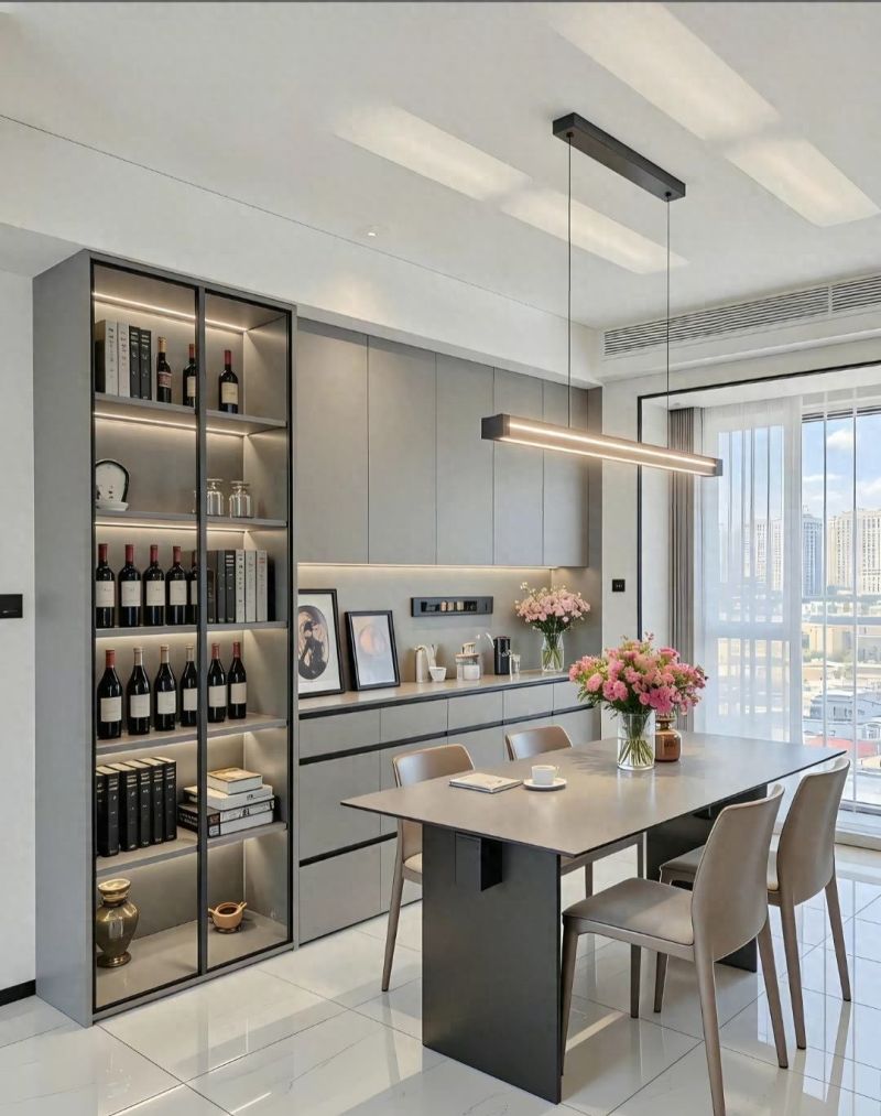 定制餐边酒柜设计 - 家居知识