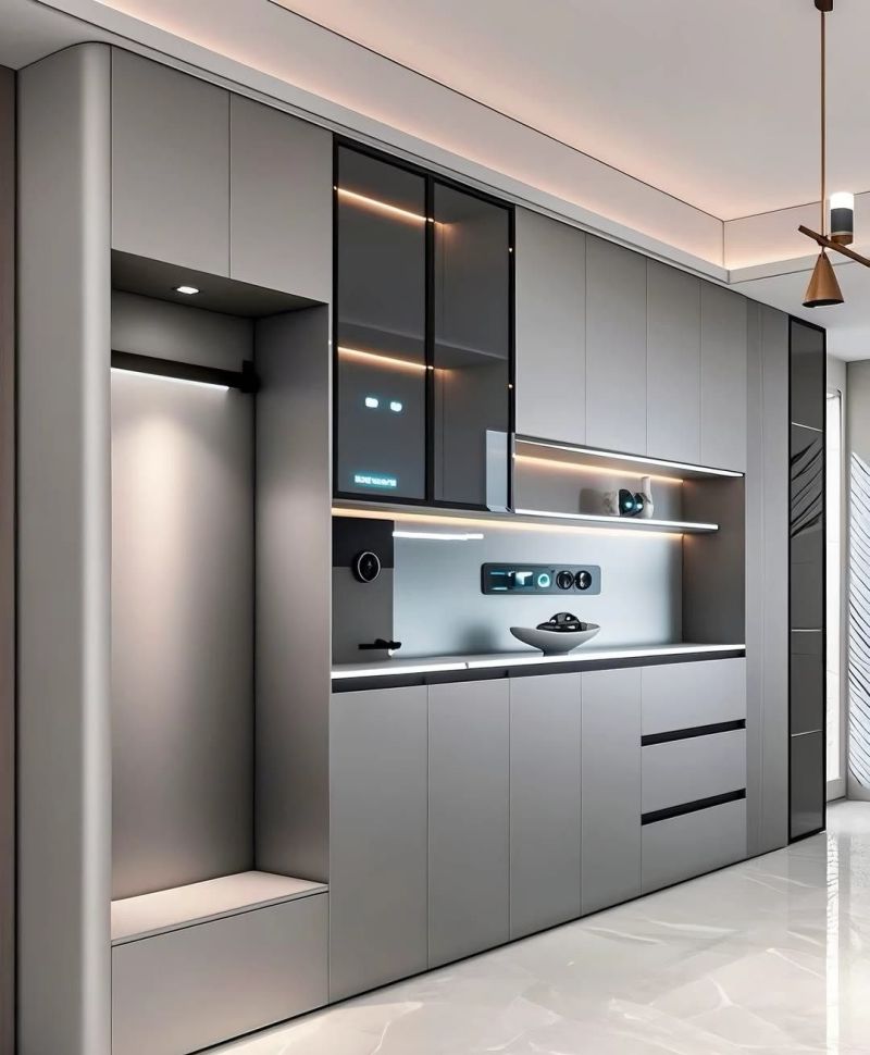 定制餐边酒柜设计 - 家居知识