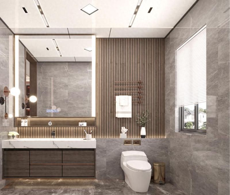 不锈钢浴室柜，高颜值+强实用，一键解决卫生间烦恼