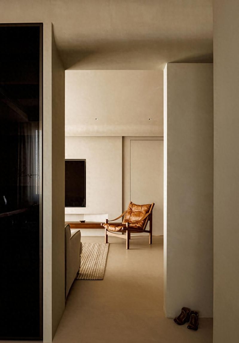 100㎡极简侘寂风，打造质感生活空间