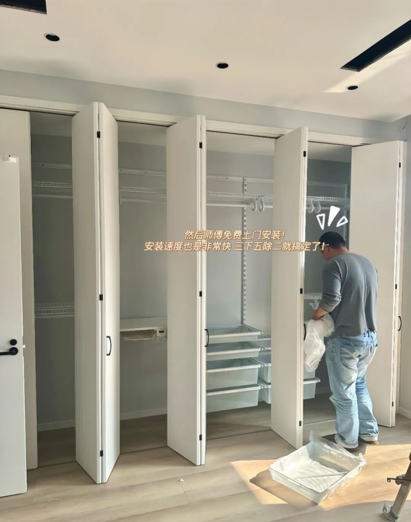 年轻人不做定制衣柜了？学网友的衣柜做法，只挂不叠，收纳力好强 - 家居知识