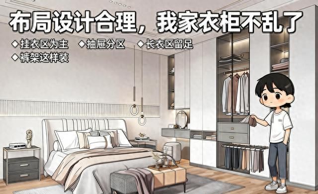 定制衣柜必做5点，容量翻倍永不复乱！