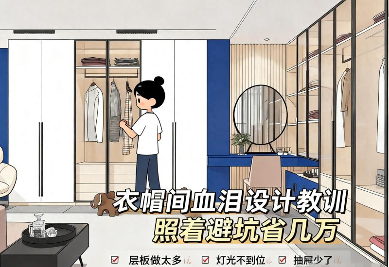衣帽间设计猫腻避坑｜我家装完想砸了重来的6个教训 - 家居知识