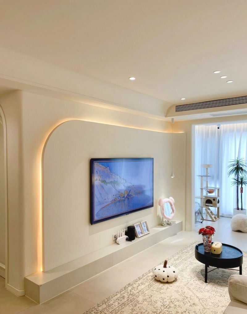 越来越多家庭流行做这种电视墙，再过10年也不过时 - 家居知识