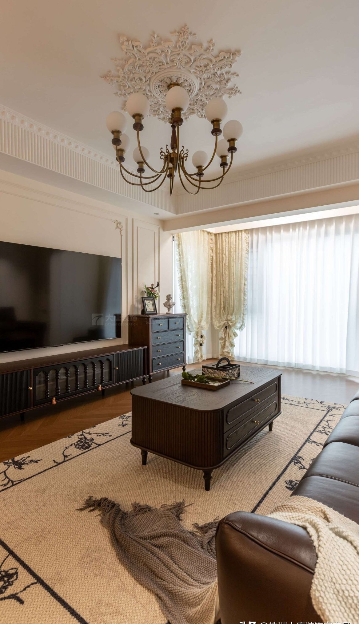 株洲装修设计：135㎡法式风格装修实景，细节藏优雅 - 家居知识