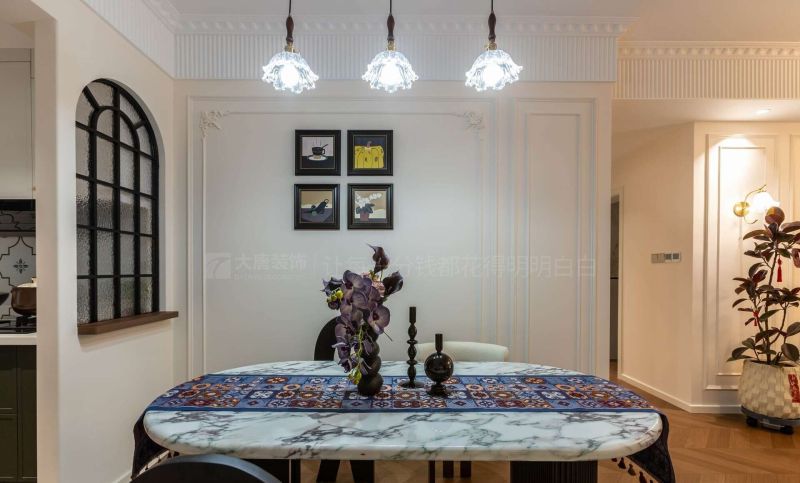 株洲装修设计：135㎡法式风格装修实景，细节藏优雅 - 家居知识