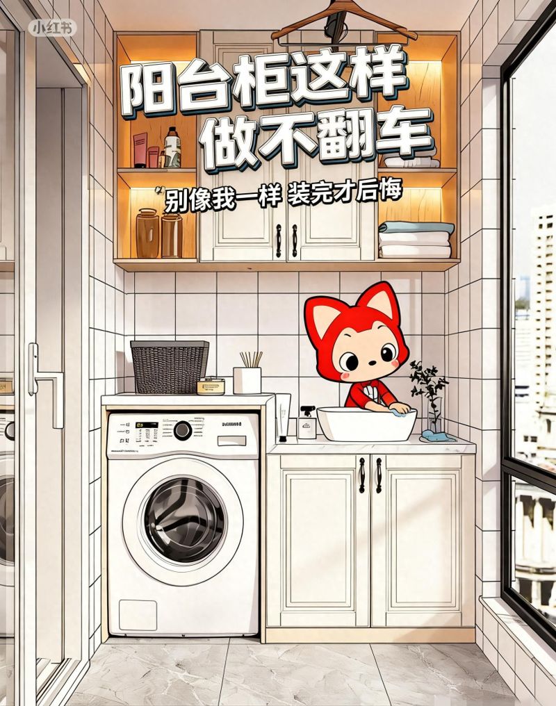 阳台柜装修5大避坑指南，我家砸掉重做的血泪教训