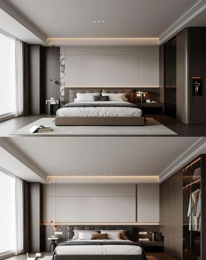 不得不说意式风主卧真的很封神 - 家居知识