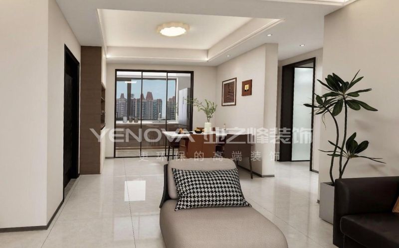 唐山锦绣阅山124平方米现代风格装修效果案例|业之峰装饰 - 家居知识