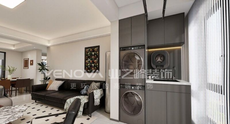 唐山锦绣阅山124平方米现代风格装修效果案例|业之峰装饰 - 家居知识