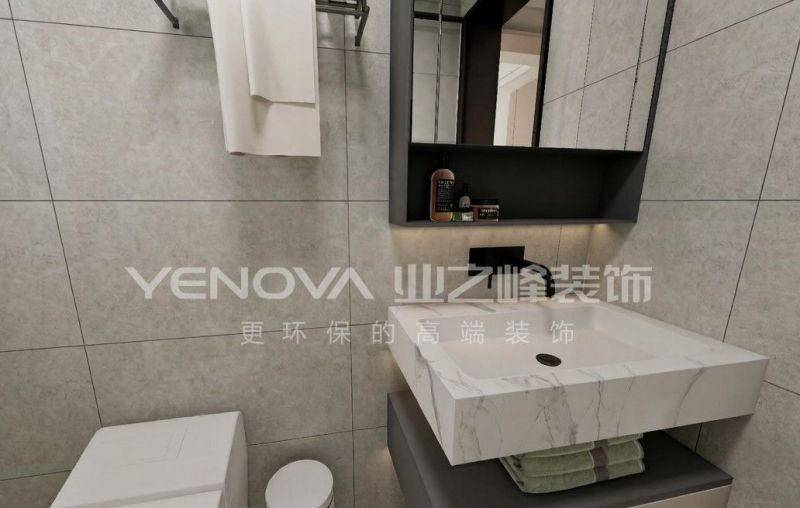 唐山锦绣阅山124平方米现代风格装修效果案例|业之峰装饰 - 家居知识