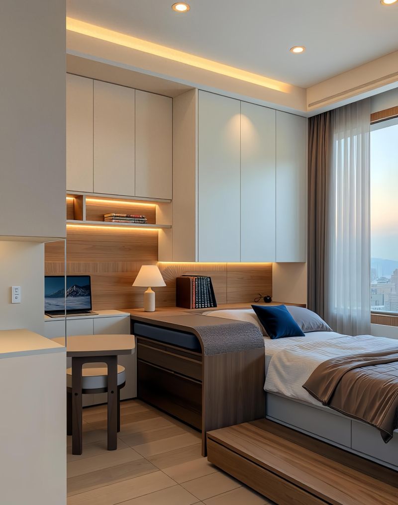 高定榻榻米设计，打造一眼心动的小卧室空间