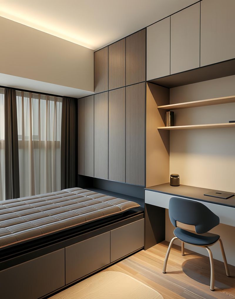 一眼就爱上的小卧室🏠 高定榻榻米合集 - 家居知识