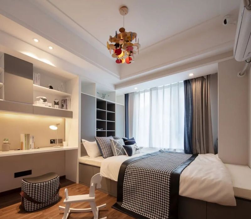 143㎡轻奢现代风，木饰面充斥的空间，稳重端庄有质感 - 家居知识