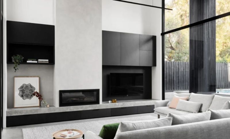 原木+高级黑，绝配 - 家居知识