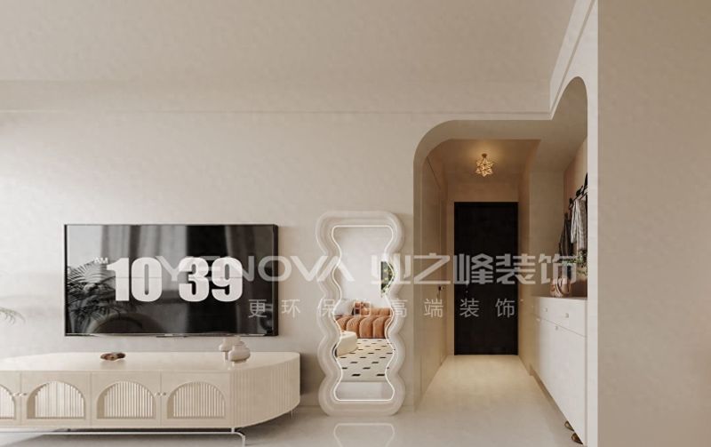 126㎡奶油法式风装修案例｜唐山中海九樾雅居设计