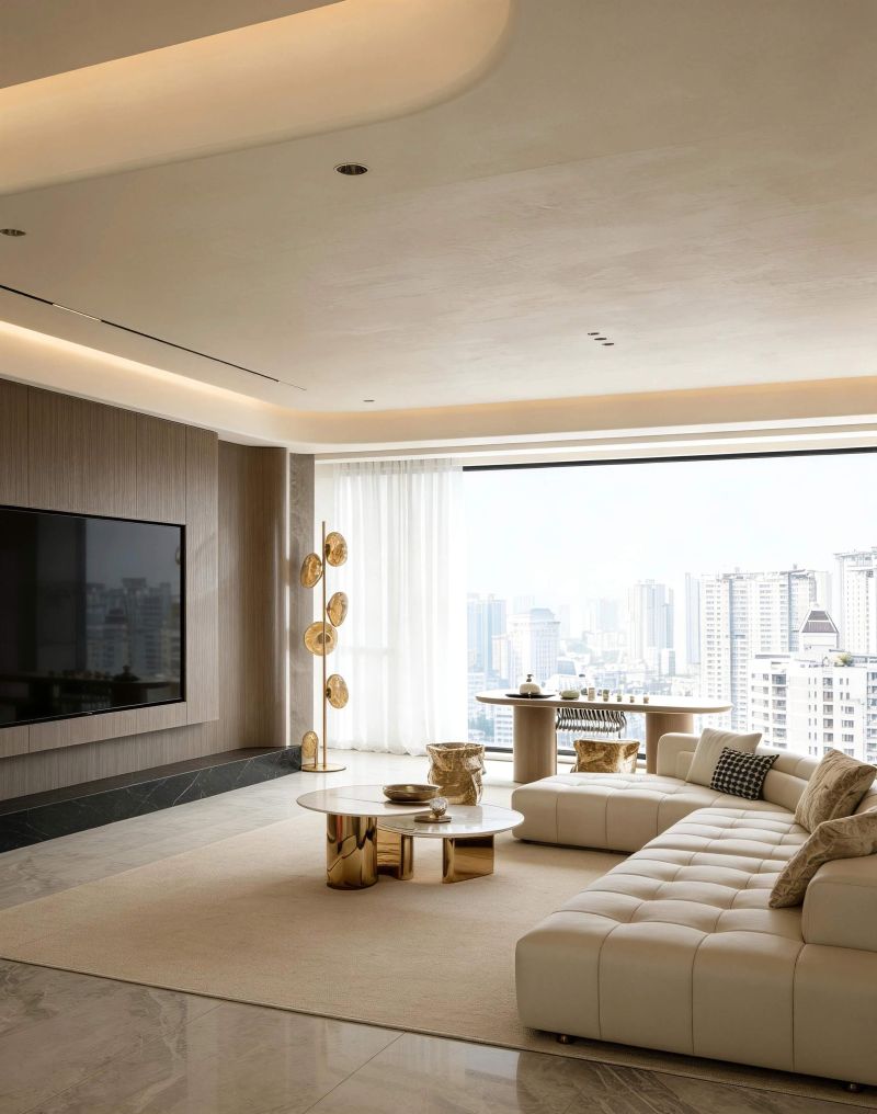 意式轻奢风真的被这个家的质感迷住了，整体效果这也太舒服了。 - 家居知识