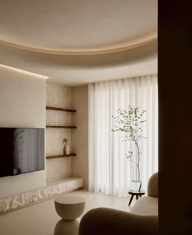 爆改88㎡ 老房，中式+侘寂风打造松弛感的家 - 家居知识