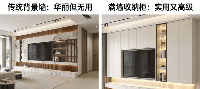 太高级了，一女子晒出120m²的家，仅电视柜就让无数人效仿 - 家居知识