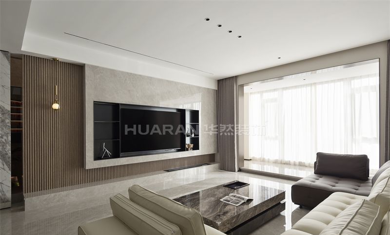 【实景】合肥内森庄园608㎡现代风装修落地实景 - 家居知识