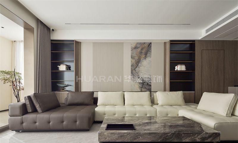 【实景】合肥内森庄园608㎡现代风装修落地实景 - 家居知识