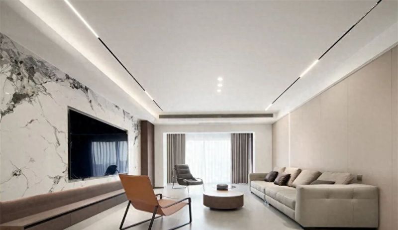 230㎡现代风住宅，几何美学打造流动空间感