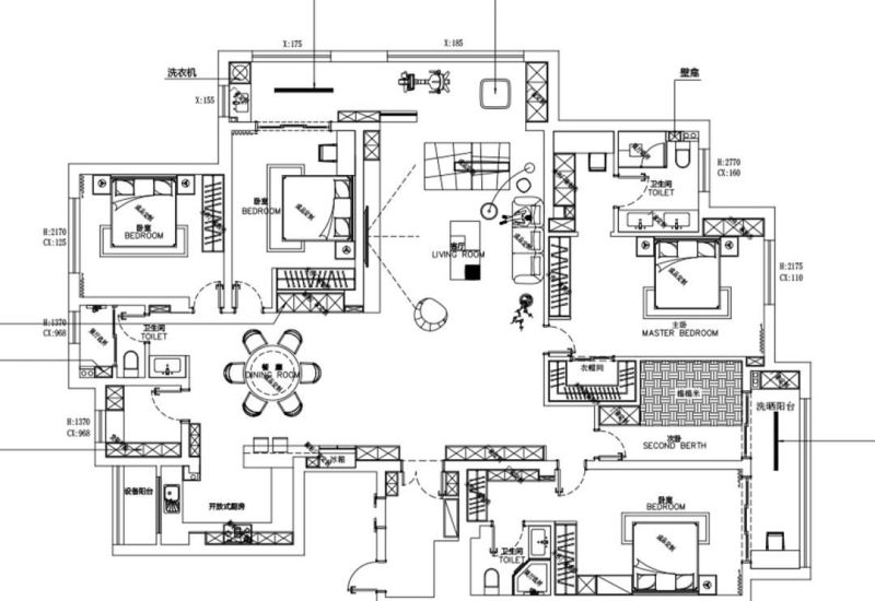 锦上庭230㎡现代风：赋予空间流动的几何美学 - 家居知识