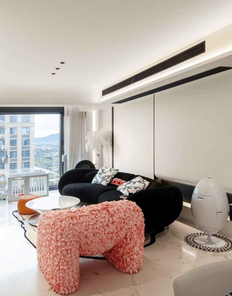 小户型大空间丨118m²现代简约，空间魔法 - 家居知识