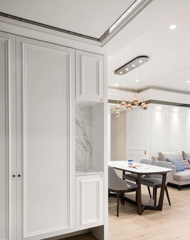83㎡白领夫妻的家，大理石、石膏线晋升酒店级质感，高级又轻奢 - 家居知识