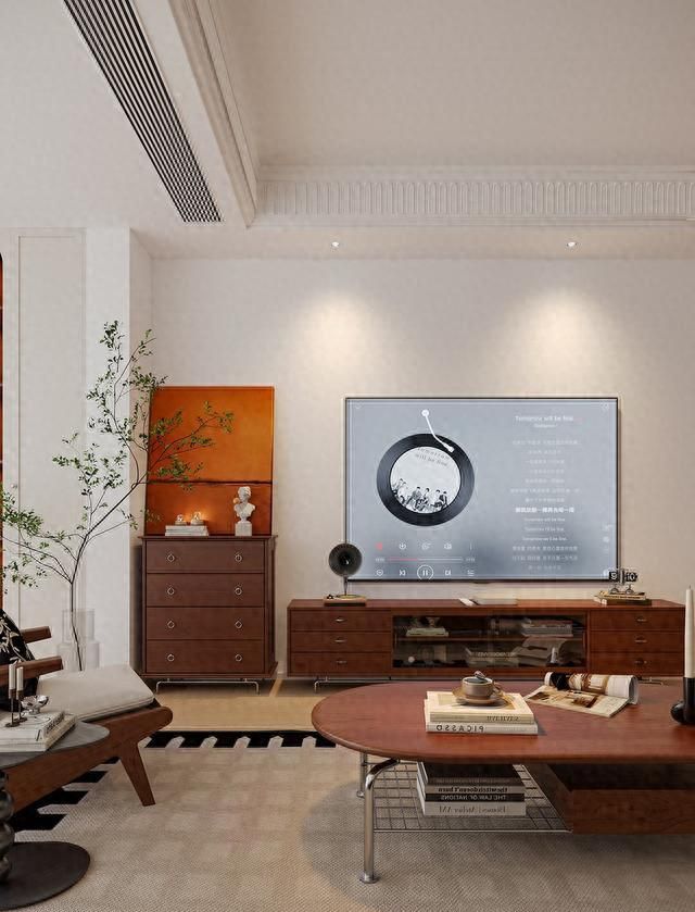 120㎡中古风装修，空间重组+简约设计，颜值与功能并存