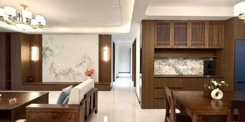 兰州城市人家宜和家园139㎡新中式！用“山水+木韵”，把家变成诗 - 家居知识