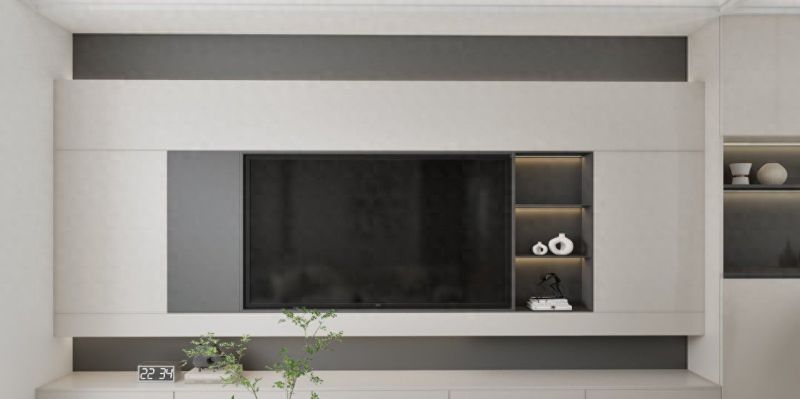 长治壹家装饰现代简约风，宝佳瑞景123㎡设计案例解析