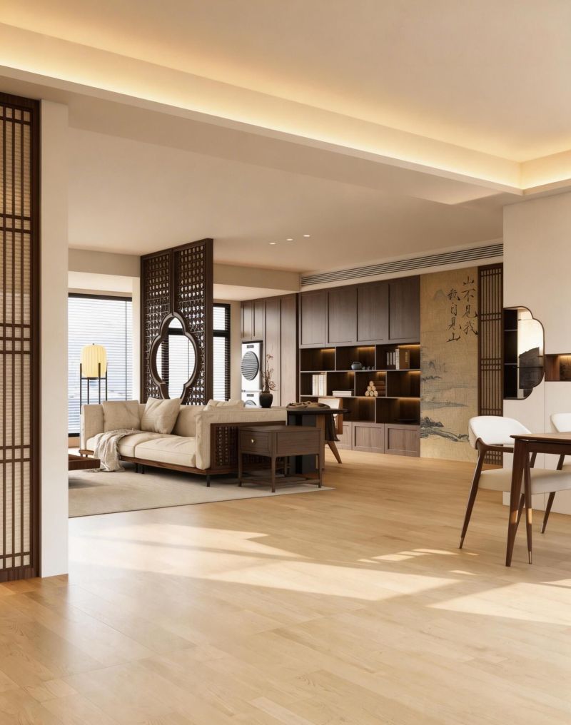 我家这130㎡的新中式，越住越有品味！ - 家居知识