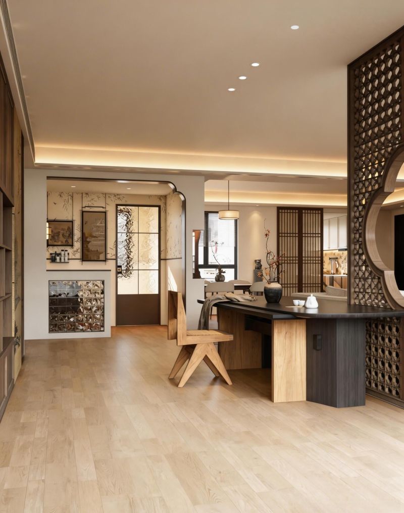 我家这130㎡的新中式，越住越有品味！ - 家居知识