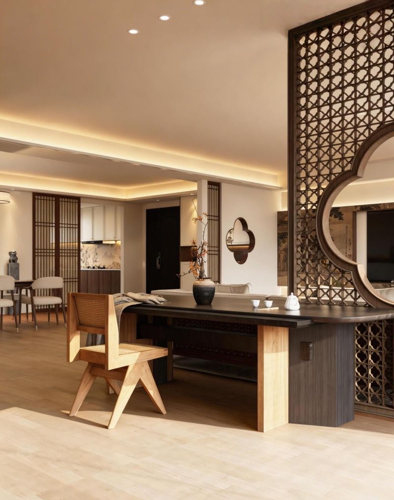 我家这130㎡的新中式，越住越有品味！ - 家居知识